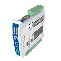 IO-Modul: 8× DI, 8× Relais (3 A DC / 230 V AC), RS485